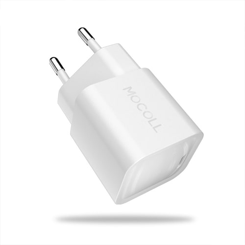Купить Сетевое зарядное устройство Зарядное устройство MOCOLL 20W Mini Fast Charge Type-C White